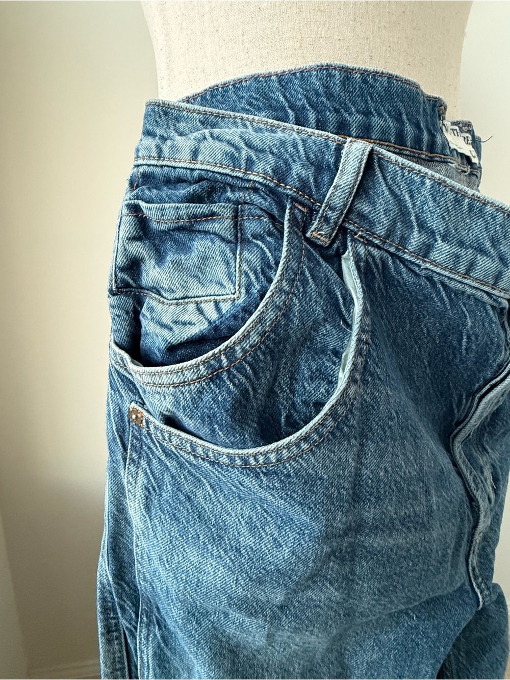 Free People Final Countdown Cuffed Low Rise Jeans - Picture 4 of 13